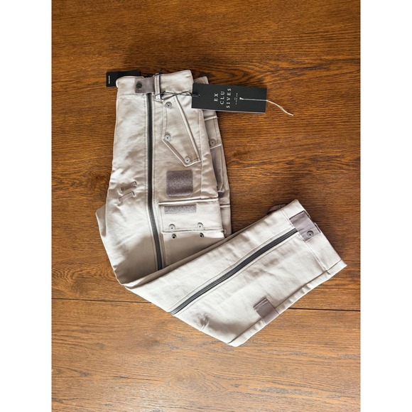 G-Star RAW Exclusives Tactical Cargo Pants Mens 32x34 Grey Multi-Pocket Zip NEW